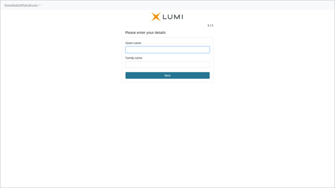 Lumi AGM+ - Local Account Screen 4-1
